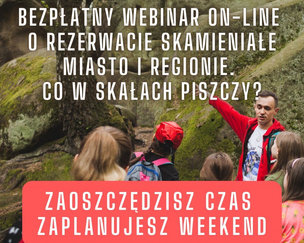 Bezpłatny webinar on-line. Odkryj tajemnicze Skamieniałe Miasto i wyjątkowe  Ciężkowice. Zapisz się teraz. | Skamieniałe Miasto